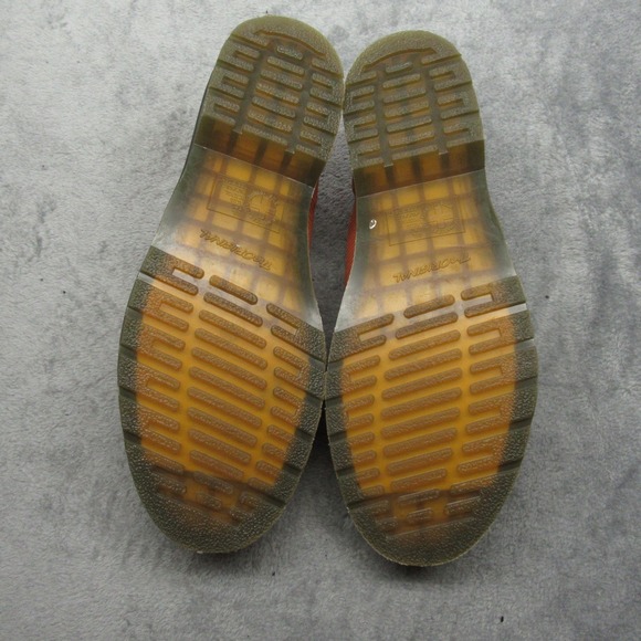 Dr. Martens 1461 Oxford Shoes Mens 13 Orange Corduroy Classic Lace Up Casual EUC - Picture 14 of 16